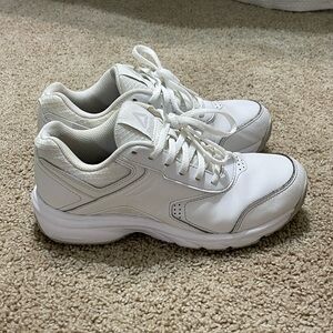 Reebok Work N Cushion White Sneakers with Chunky Supportive Design